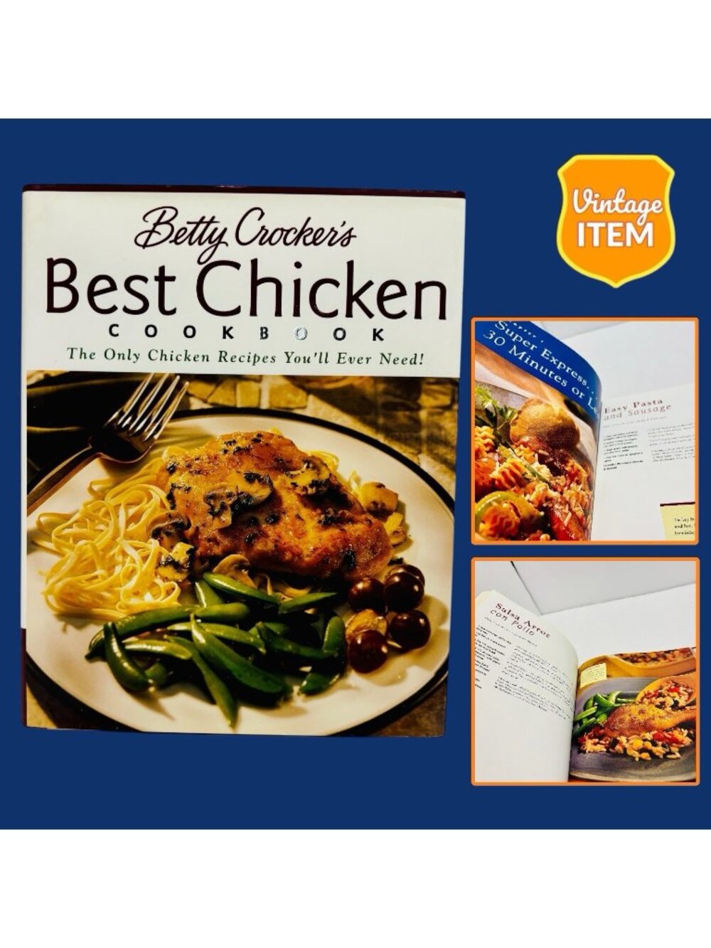 Vintage Betty Crocker's Best Chicken Cookbook by Betty Crocker.